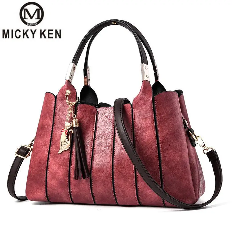 Women Bag 2019 New Splicing Handbag Fashion Shoulder Messenger Bag Retro Large-capacity Baodan Shoulder Bag Tassel Diagonal Bags
Women Bag 2019 New Splicing Handbag Fashion Shoulder Messenger Bag Retro Large-capacity Baodan Shoulder Bag Tassel Diagonal Bags