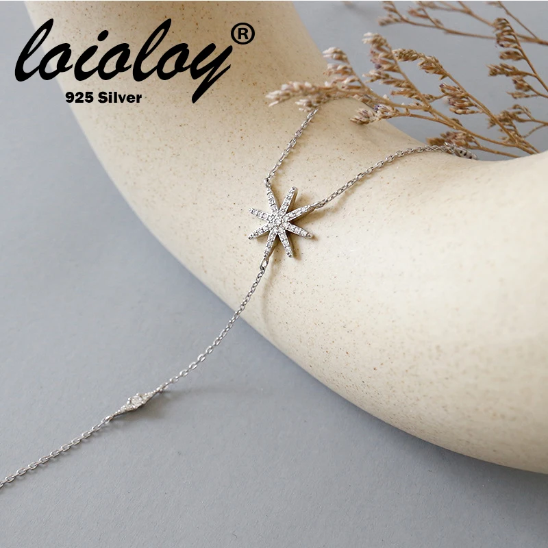 Loioloy Jewelry Popular Y Shaped Sparkle Star Pendant Long Necklace Sterling Silver Chain Necklace 925 For Women Party Jewelry
Loioloy Jewelry Popular Y Shaped Sparkle Star Pendant Long Necklace Sterling Silver Chain Necklace 925 For Women Party Jewelry
