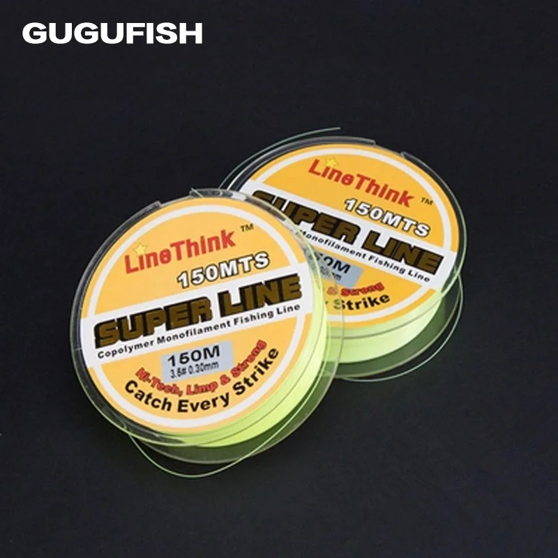 GUGUFISH 150M Nylon thread Fishing line Carp Fishing Cod Fishing Wear resistance tensile force 4.4LB-35LB
GUGUFISH 150M Nylon thread Fishing line Carp Fishing Cod Fishing Wear resistance tensile force 4.4LB-35LB