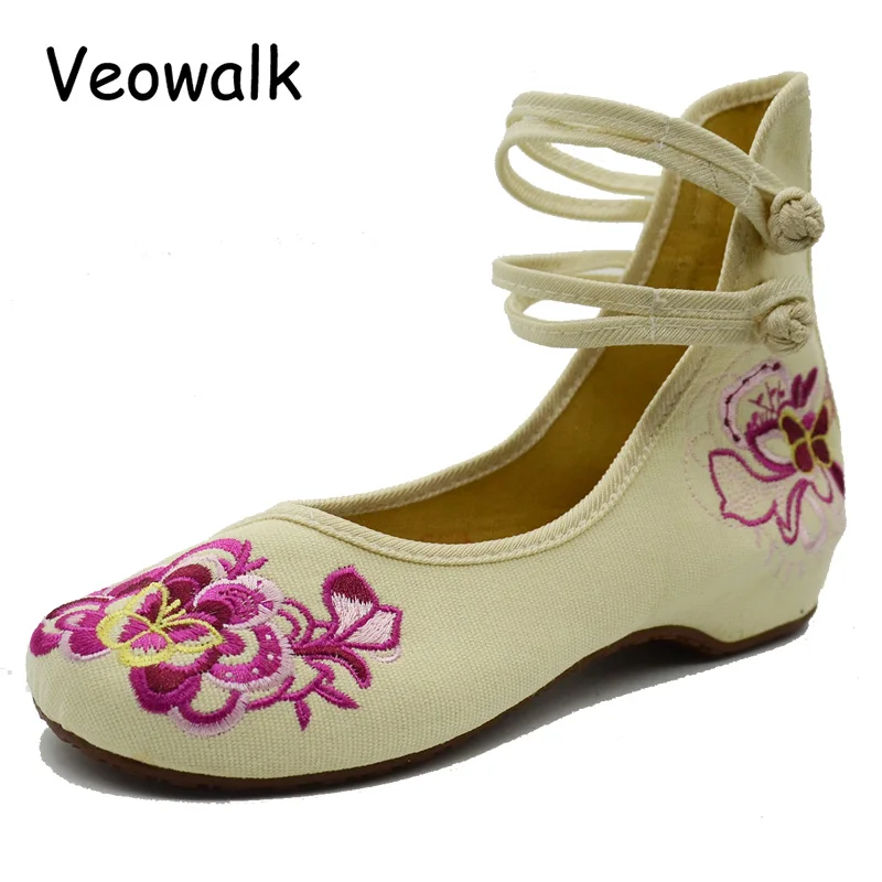 High Top Women Cotton Embroidered Canvas Flats Ankle Dual Straps Elegant Ladies Casual Embroidery Shoes Ballerine Femme
High Top Women Cotton Embroidered Canvas Flats Ankle Dual Straps Elegant Ladies Casual Embroidery Shoes Ballerine Femme