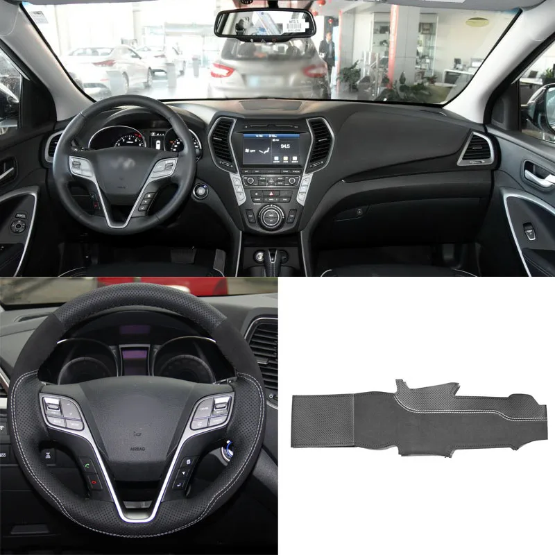 Brand New DIY Sewing-on PU Leather Steering Wheel Cover Exact Fit For Hyundai Santa Fe IX45
Brand New DIY Sewing-on PU Leather Steering Wheel Cover Exact Fit For Hyundai Santa Fe IX45