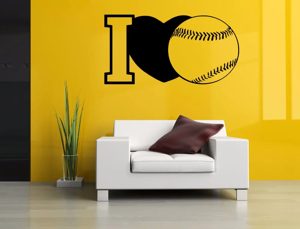 YOYOYU Wall Sticker Removeable Vinyl Art Home Decoration I Love Baseball Decor Girls Boys Kids lovely Sports Mural Poster J139
YOYOYU Wall Sticker Removeable Vinyl Art Home Decoration I Love Baseball Decor Girls Boys Kids lovely Sports Mural Poster J139
