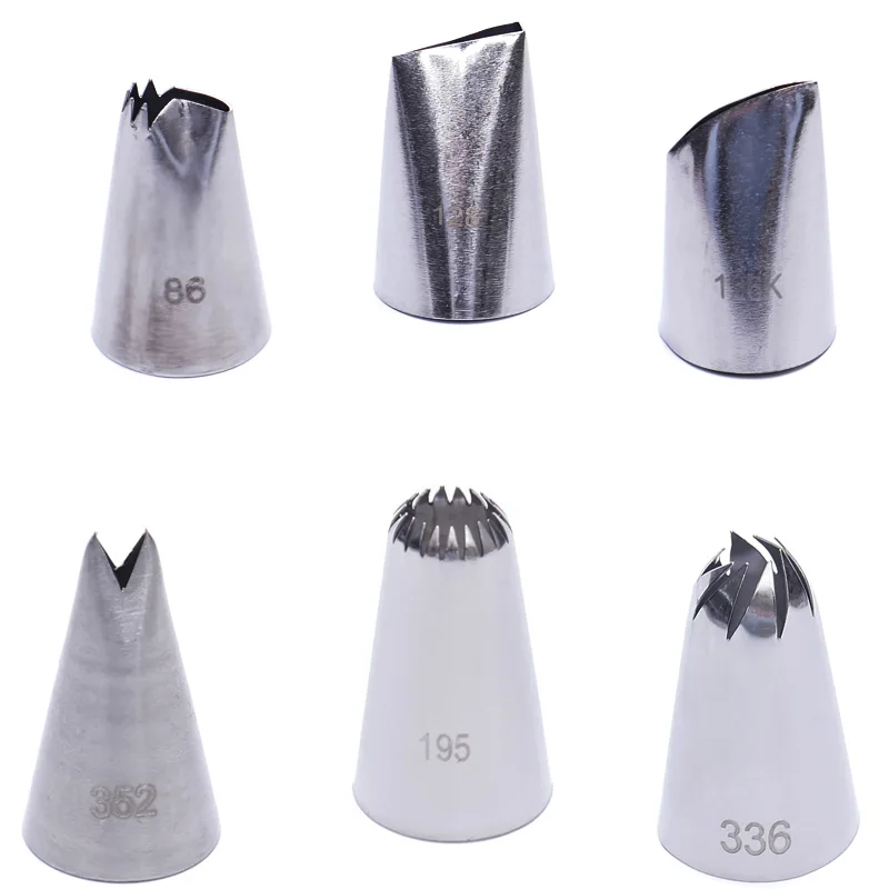 Hot Promotion 6 Styles Large Metal Icing Piping Nozzles Stainless Steel Cream Cake decoration piping Pastry Tools Free Shipping
Hot Promotion 6 Styles Large Metal Icing Piping Nozzles Stainless Steel Cream Cake decoration piping Pastry Tools Free Shipping