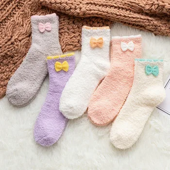 Womens Socks Plus Size Super Soft Warm Sock Cozy Bow Fuzzy Fleece-lined With Grips Slipper Breathable Meias Beautiful Sock Soxs
Womens Socks Plus Size Super Soft Warm Sock Cozy Bow Fuzzy Fleece-lined With Grips Slipper Breathable Meias Beautiful Sock Soxs