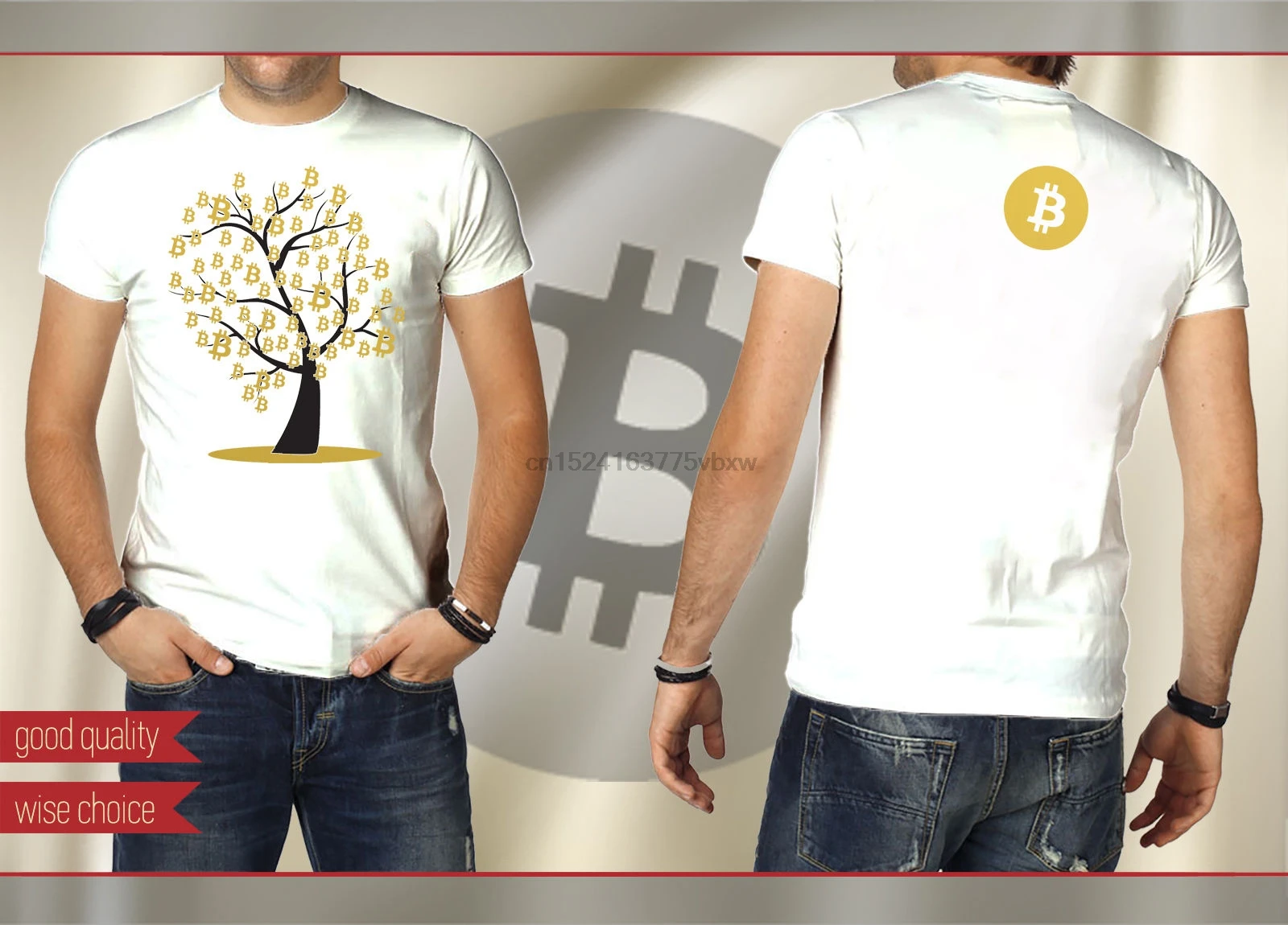 Summer Short sleeve Fashion Tee Shirt BITCOIN Money men& T shirt Best Currency Tee WhiteGold Size S - XXL BTC631
Summer Short sleeve Fashion Tee Shirt BITCOIN Money men& T shirt Best Currency Tee WhiteGold Size S - XXL BTC631