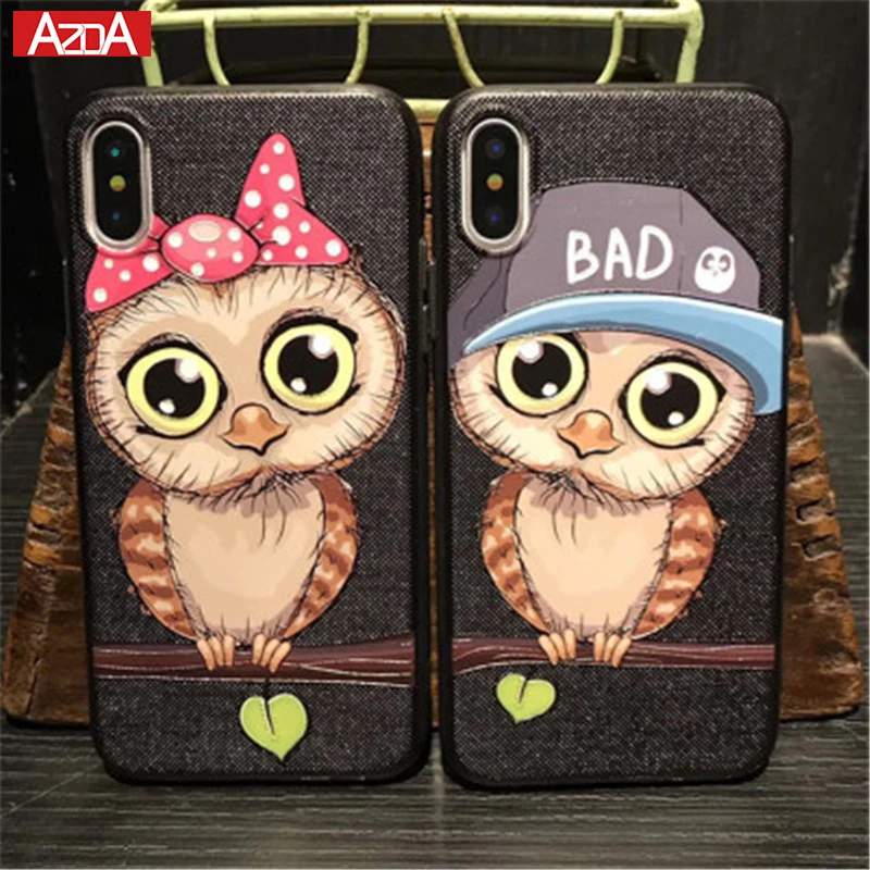 New Fashion Luxury 3D Relief Phone Case for iPhone X Originality Pattern Cartoon Owl Back Case Cover for iPhone 6 6S 7 8 Plus
New Fashion Luxury 3D Relief Phone Case for iPhone X Originality Pattern Cartoon Owl Back Case Cover for iPhone 6 6S 7 8 Plus