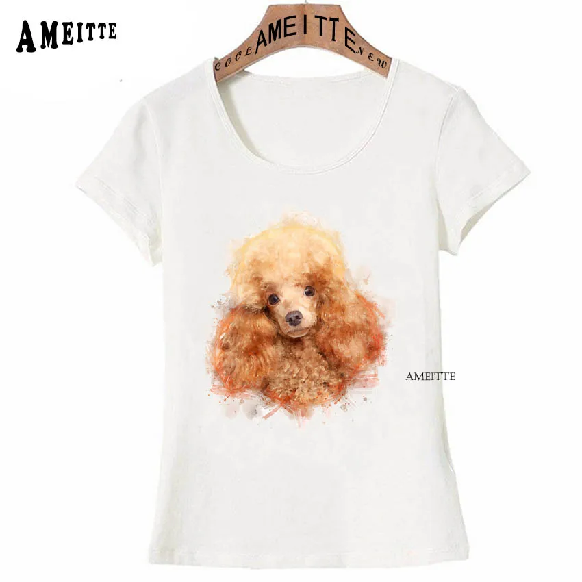 I Love Poodle Puppy Watercolor Print T-Shirt Summer Women T-Shirt Cute Girl Casual White Tops Funny Pet Dog Design Woman Tees
I Love Poodle Puppy Watercolor Print T-Shirt Summer Women T-Shirt Cute Girl Casual White Tops Funny Pet Dog Design Woman Tees
