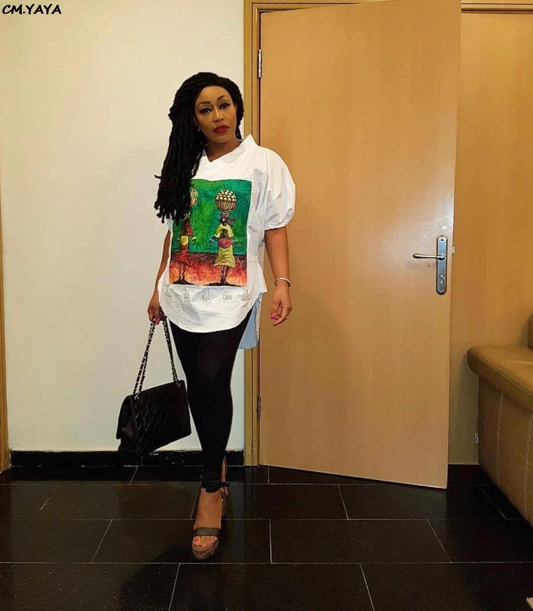 2019 new women lantern half length sleeve high low cartoon print tee top classic women's t shirt casual fashion t-shirt LD8321
2019 new women lantern half length sleeve high low cartoon print tee top classic women's t shirt casual fashion t-shirt LD8321