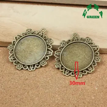10 Pieces Newest Design Round Pendant Base Setting Fit 30mm Flower Blank Findings Tray Bezel Setting Cabochon Cameo Charm
10 Pieces Newest Design Round Pendant Base Setting Fit 30mm Flower Blank Findings Tray Bezel Setting Cabochon Cameo Charm