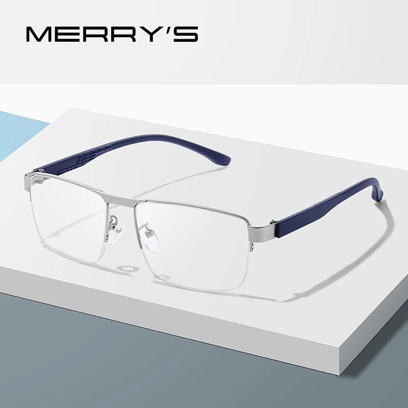 MERRYS DESIGN Men Titanium Alloy Glasses Frame Male Square Ultralight Eye Myopia Prescription Eyeglasses TR90 Legs S2023
MERRYS DESIGN Men Titanium Alloy Glasses Frame Male Square Ultralight Eye Myopia Prescription Eyeglasses TR90 Legs S2023