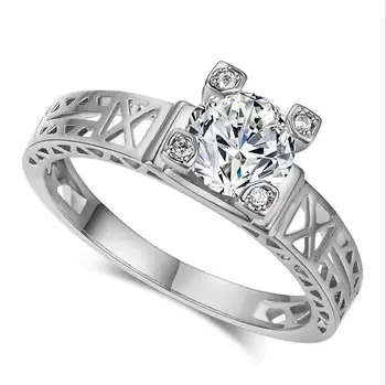 Hollow Rings for Lady clear Zircon Unique Jewelry Wholesalers Discount Anillos mujer
Hollow Rings for Lady clear Zircon Unique Jewelry Wholesalers Discount Anillos mujer