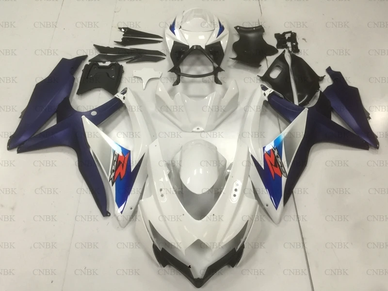 for GSX R 600 2008 - 2010 K8 Fairing Kits GSX-R600 2008 White Matter Blue Fairing Kits for Suzuki GSXR750 08 09 Abs Fairing
for GSX R 600 2008 - 2010 K8 Fairing Kits GSX-R600 2008 White Matter Blue Fairing Kits for Suzuki GSXR750 08 09 Abs Fairing