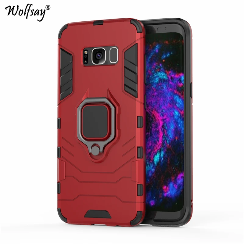 for Samsung Galaxy S8 Case, Galaxy S8 Car Holder Armor Cases Hard PC & Soft Silicone Cover for Samsung Galaxy S8 G950 Wolfsay
for Samsung Galaxy S8 Case, Galaxy S8 Car Holder Armor Cases Hard PC & Soft Silicone Cover for Samsung Galaxy S8 G950 Wolfsay