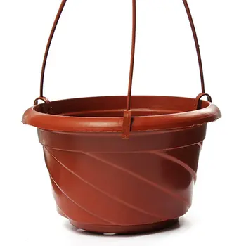 SZS Hot Hanging Flower Plant Pot Chain Basket Planter Holder Home Garden Balcony Decoration Brick red
SZS Hot Hanging Flower Plant Pot Chain Basket Planter Holder Home Garden Balcony Decoration Brick red