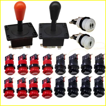 DIY Arcade Game Kit With 2 x Arcade Joystick + 16 Push Buttons + 2 Start Button For MAME For Arcade Game DiY Bundles Set
DIY Arcade Game Kit With 2 x Arcade Joystick + 16 Push Buttons + 2 Start Button For MAME For Arcade Game DiY Bundles Set