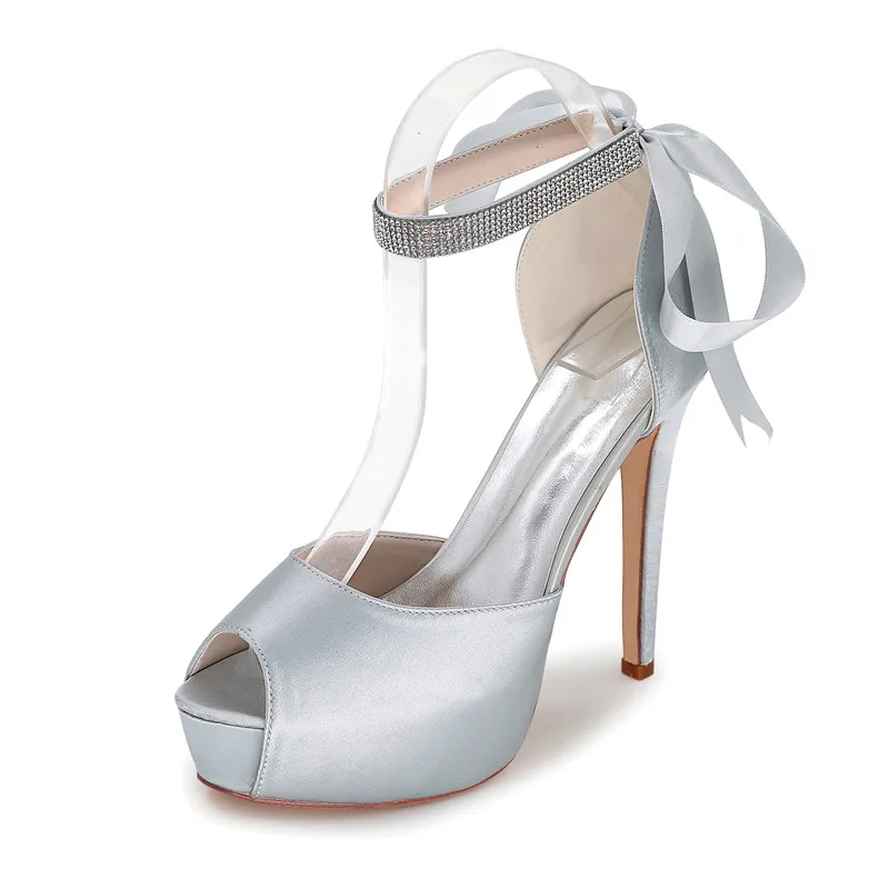 High Heels Platform Satin Wedding Shoes Heeled Peep Toe Prom Evening Formal Party Ladies Dress Pumps High Heels Platform Satin Wedding Shoes Heeled Peep Toe Prom Evening Formal Party Ladies Dress Pumps