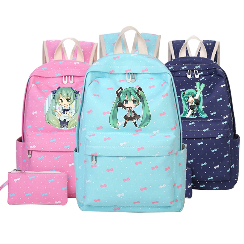 Hatsune Miku Backpack Anime Vocaloid Canvas Laptop Student School Bag Free Shipping Japan Anime Children Shoulder Rucksack
Hatsune Miku Backpack Anime Vocaloid Canvas Laptop Student School Bag Free Shipping Japan Anime Children Shoulder Rucksack