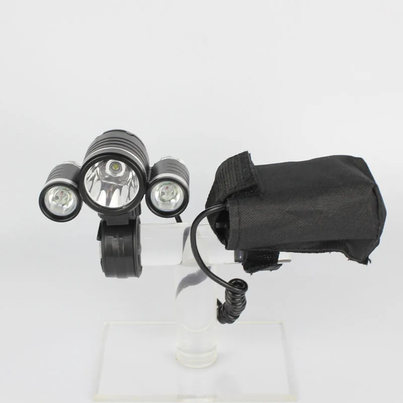 BORUIT RJ-1155 3xCREE XML T6 4000 люмен 4 режима USB Перезаряжаемый светодиодный налобный фонарь