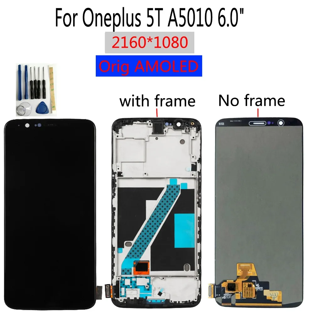 Shyueda Oig For Oneplus 5T 1+5T A5010 6.0" LCD Display Touch Screen Digitizer with tools
Shyueda Oig For Oneplus 5T 1+5T A5010 6.0" LCD Display Touch Screen Digitizer with tools