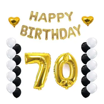 70th Birthday Party Decorations Balloon Kit Gold Happy Birthday Letters Number 70 Foil Balloon Adult 70 Years Old Party Supplies
70th Birthday Party Decorations Balloon Kit Gold Happy Birthday Letters Number 70 Foil Balloon Adult 70 Years Old Party Supplies