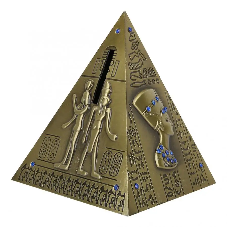 Bronze Ceramic Egyptian Pyramid Model Electroplating Delicate Tourist Souvenir Money Box
Bronze Ceramic Egyptian Pyramid Model Electroplating Delicate Tourist Souvenir Money Box