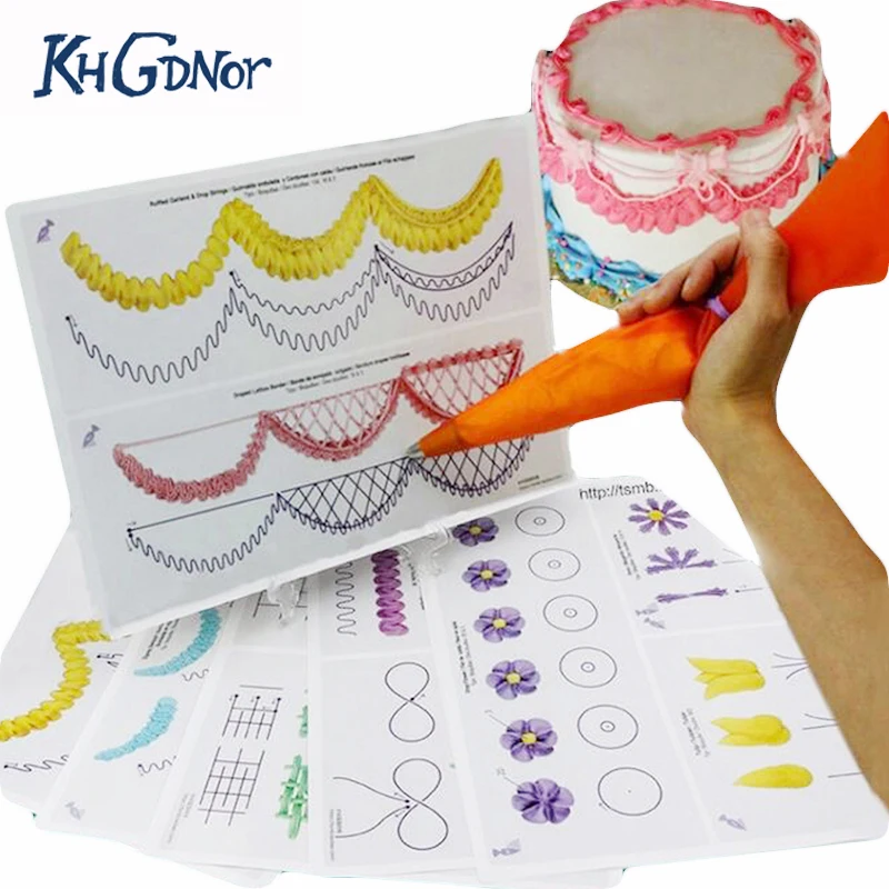 12pcs Diy Piping Cream Decoration Practice Board 23 Pages Icing Pastry Beginner Paper Cake Decoration Practice Tool
12pcs Diy Piping Cream Decoration Practice Board 23 Pages Icing Pastry Beginner Paper Cake Decoration Practice Tool