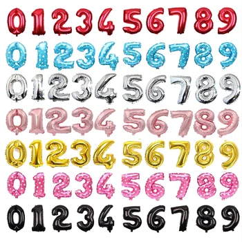 16 32 40 inch Number balloon blue pink red black gold silver Aluminium Foil balloon baby shower wedding birthday party decor
16 32 40 inch Number balloon blue pink red black gold silver Aluminium Foil balloon baby shower wedding birthday party decor