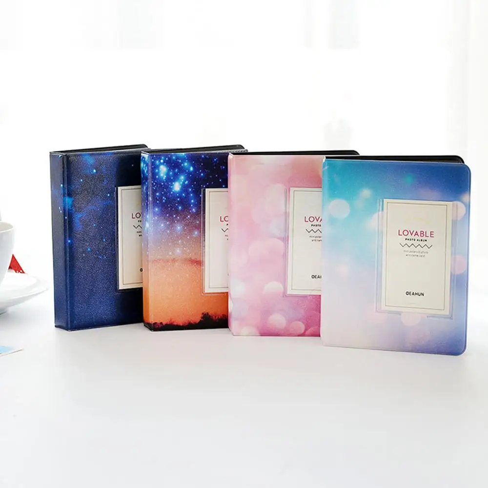 64 Pockets 3 Inch Starry Sky Films Photo Album Book for Fujifilm Instax Mini Name Card Movie Ticket Stamps Collection Home Decor
64 Pockets 3 Inch Starry Sky Films Photo Album Book for Fujifilm Instax Mini Name Card Movie Ticket Stamps Collection Home Decor