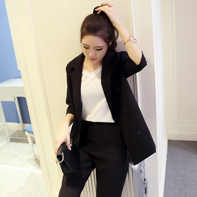 2018 Summer Spring New Casual 3 Piece Set Women Fashion Temperament Woman Suit Classical Office Lady Ensemble Femme Survetement
2018 Summer Spring New Casual 3 Piece Set Women Fashion Temperament Woman Suit Classical Office Lady Ensemble Femme Survetement