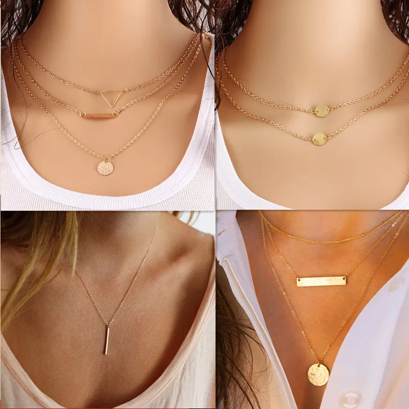 European Bar of Multiple Layers of Tassels Clavicle Chain Necklace Women's Charm Fashion Jewelry Long Necklace For Women x355
European Bar of Multiple Layers of Tassels Clavicle Chain Necklace Women's Charm Fashion Jewelry Long Necklace For Women x355