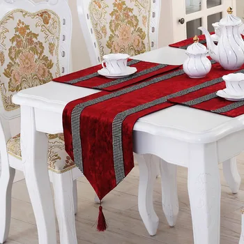 WLIARLEO Suede Table Runner With Diamond Europe Luxury Table Runner For Banquet,Home With Tassel table runners caminos de mesa
WLIARLEO Suede Table Runner With Diamond Europe Luxury Table Runner For Banquet,Home With Tassel table runners caminos de mesa