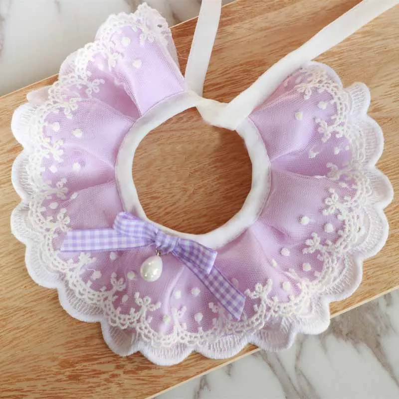 Pet accessories Puppy cat cute scarf Teddy small dog than bear VIP lace lace saliva towel bib Lace slobberX12
Pet accessories Puppy cat cute scarf Teddy small dog than bear VIP lace lace saliva towel bib Lace slobberX12