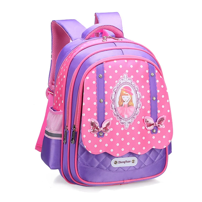 Фото Милый детский школьный рюкзак принцессы ортопедический ранец для | Школьные ранцы (32971270213)