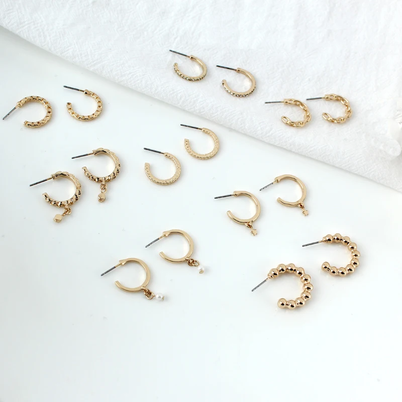 1.5CM Fashion Small Hoop Earrings for Women Tiny Metal Chain Star Crystal Artificial Pearl Earrings Brincos Jewelry Party Gift
1.5CM Fashion Small Hoop Earrings for Women Tiny Metal Chain Star Crystal Artificial Pearl Earrings Brincos Jewelry Party Gift