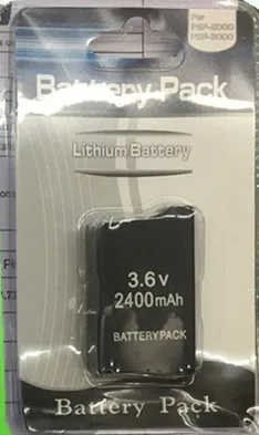 Высокое качество 3 6 В 2400 мАч Батарея пакет для Оборудование psp Slim 2000 3000 |