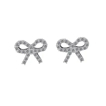 Wholesale 10pcs Gold Color Fashion Jewelry Tiny Bow Stud Earrings Dainty Knot Ribbon Romantic Crystal Stud Earrings for Women
Wholesale 10pcs Gold Color Fashion Jewelry Tiny Bow Stud Earrings Dainty Knot Ribbon Romantic Crystal Stud Earrings for Women