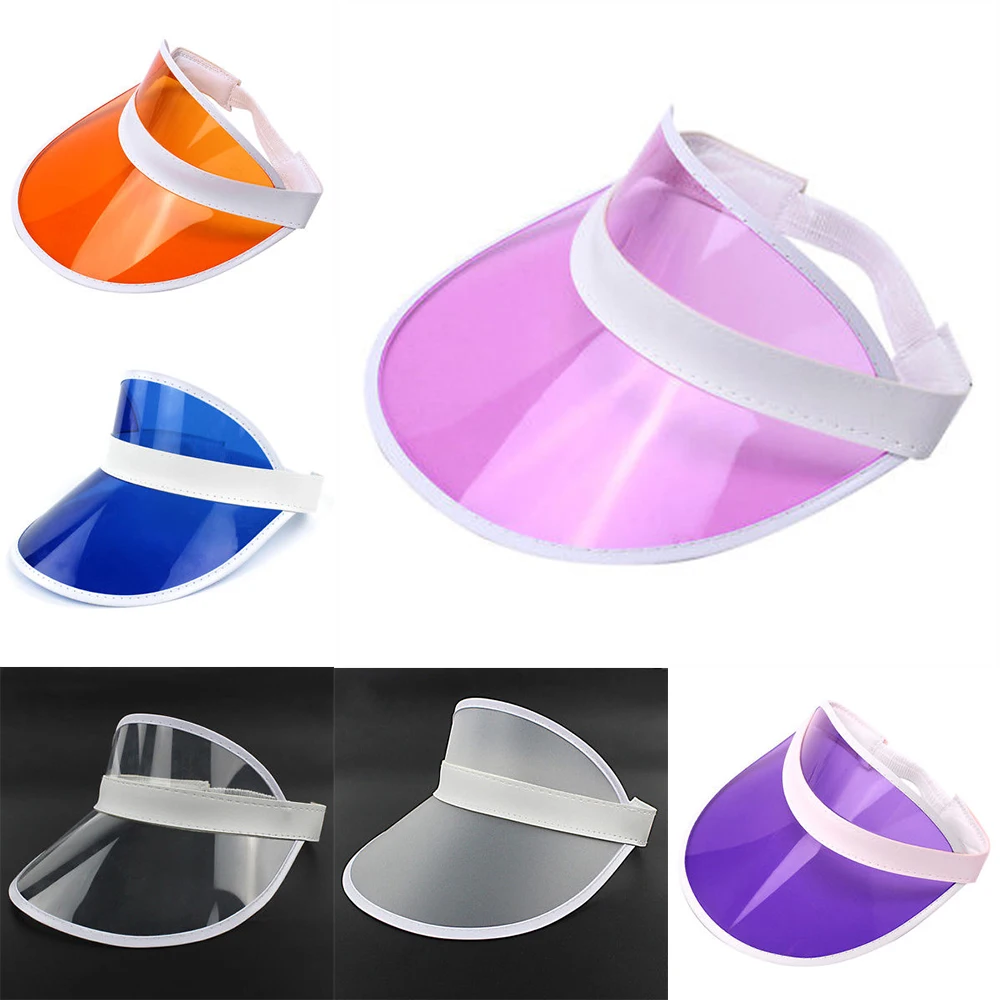 Summer Fall Beach visor Plastic Adult Cap Summer PVC Sun Hat empty top hat Sun Visor Casual Unisex Hat Men Women Riding UV
Summer Fall Beach visor Plastic Adult Cap Summer PVC Sun Hat empty top hat Sun Visor Casual Unisex Hat Men Women Riding UV