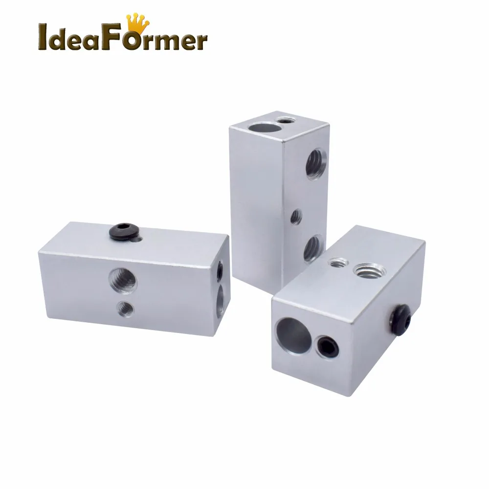 5pcs 3D printer 2 in 1 out aluminum Multi Color Extruder throat fixed Heating heat block for E3D I3 Printer
5pcs 3D printer 2 in 1 out aluminum Multi Color Extruder throat fixed Heating heat block for E3D I3 Printer