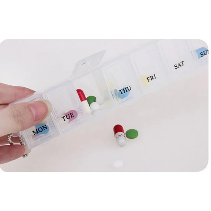 7 Days Portable Compartment Lid Tablet Pill Box Holder Medicine Storage Organizer Case Container For Healthy Care 7days/week
7 Days Portable Compartment Lid Tablet Pill Box Holder Medicine Storage Organizer Case Container For Healthy Care 7days/week