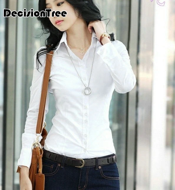 2019 summer Blusas Y Camisas Mujer Women Shirts Regular Solid Casual Cotton Turn-down Collar Bodysuit Tops Uniform Silm Blouses
2019 summer Blusas Y Camisas Mujer Women Shirts Regular Solid Casual Cotton Turn-down Collar Bodysuit Tops Uniform Silm Blouses