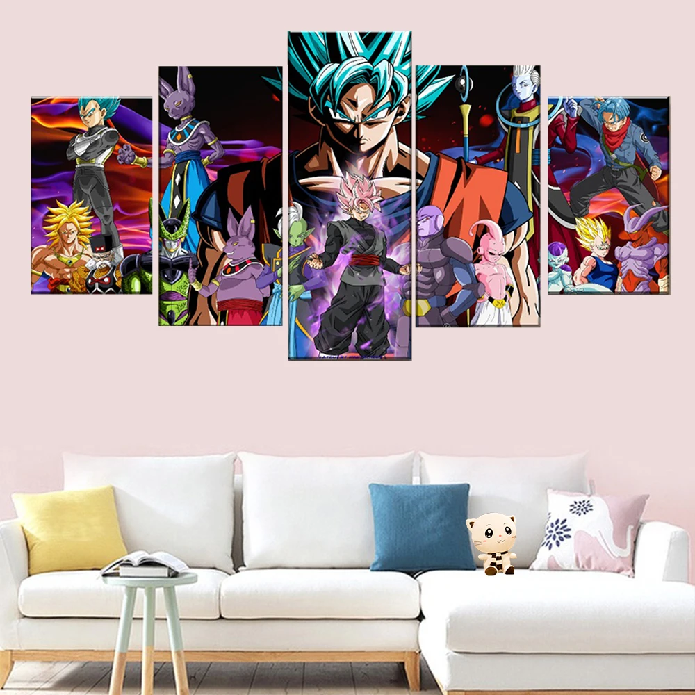 Dragon Ball Super Comic Cloth Poster HD Print Home Decor Modular Mural Children's Room Art Frame 5 Panel
Dragon Ball Super Comic Cloth Poster HD Print Home Decor Modular Mural Children's Room Art Frame 5 Panel