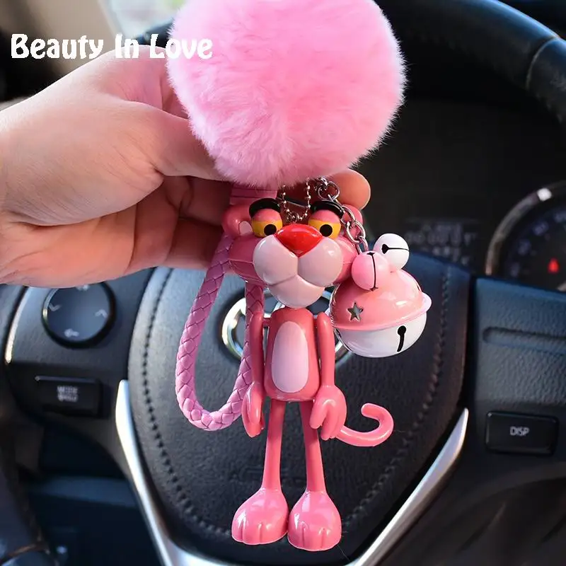 Cute Cartoon Pink Leopard Rabbit Fur Ball PomPom Pom poms Keychain Women Leather Strap Metal Key Ring Chains Car Bag Charm D29
Cute Cartoon Pink Leopard Rabbit Fur Ball PomPom Pom poms Keychain Women Leather Strap Metal Key Ring Chains Car Bag Charm D29