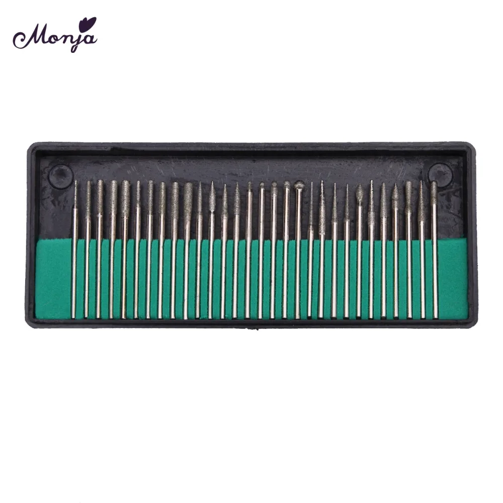 Monja 30pcs Nail Art Rotary Burr Carbide Alloy Drill Bit Shank Grinding Sanding Manicure Pedicure tool
Monja 30pcs Nail Art Rotary Burr Carbide Alloy Drill Bit Shank Grinding Sanding Manicure Pedicure tool