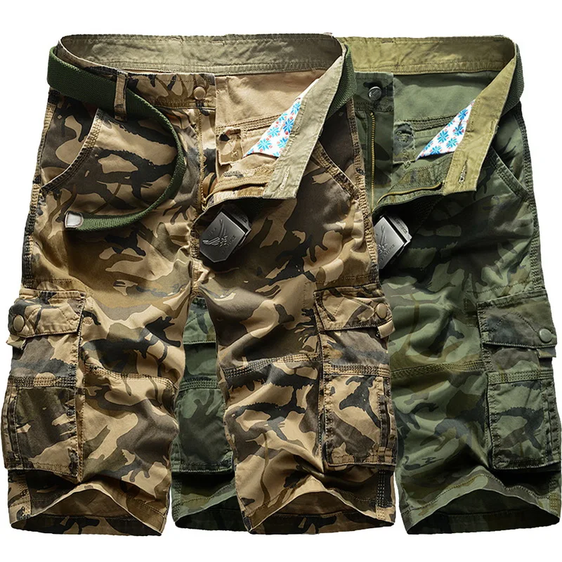 VERTVIE Men's Camo Shorts Summer Baggy Pockets With Zipper Trousers Camouflage Cargo Clothes Streetwear Bermuda Masculina
VERTVIE Men's Camo Shorts Summer Baggy Pockets With Zipper Trousers Camouflage Cargo Clothes Streetwear Bermuda Masculina