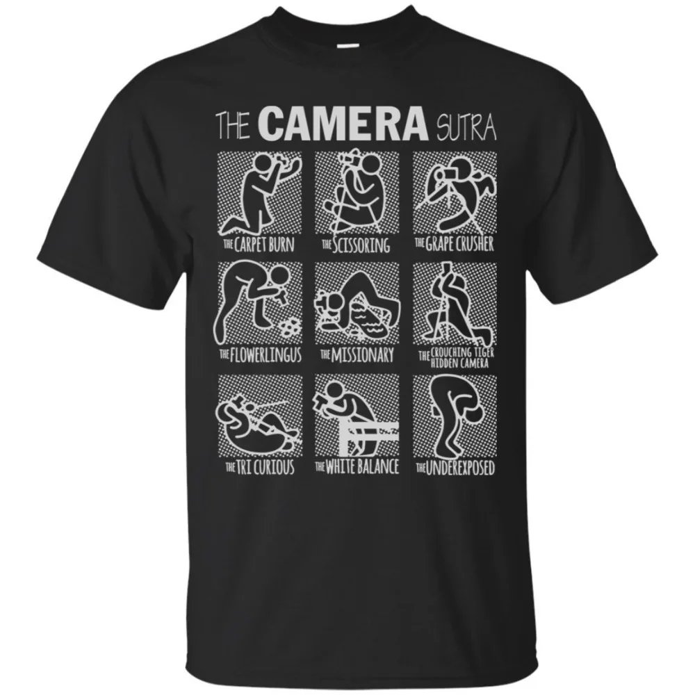 2019 New Fashion Brand Clothing The CAMERA Sutra T-Shirt Photography Funny Short Sleeve Tee S-3XL
2019 New Fashion Brand Clothing The CAMERA Sutra T-Shirt Photography Funny Short Sleeve Tee S-3XL