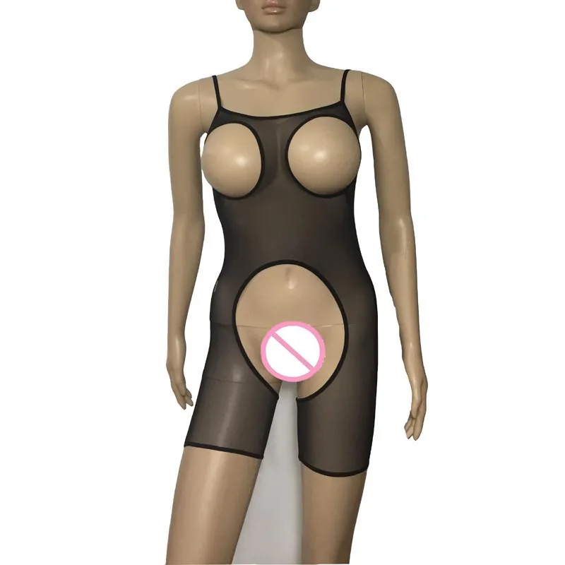 Hot Sexy Women Open Breast Cupless Crotchless Sheer Stretchy Jumpsuit Spaghetti Strap Open Butt See Through Bodysuit Lingerie
Hot Sexy Women Open Breast Cupless Crotchless Sheer Stretchy Jumpsuit Spaghetti Strap Open Butt See Through Bodysuit Lingerie