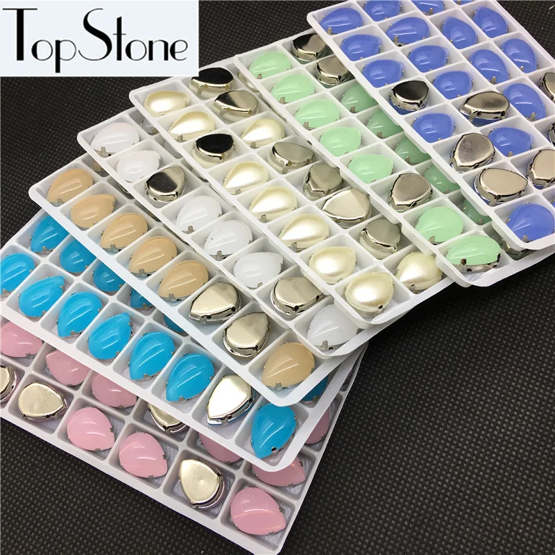 TopStone High Quality 10x14MM 13x18mm Drop Resin Acrylic Opal Rhinestone With Claw Setting Droplet Sew On Jewerly Beads
TopStone High Quality 10x14MM 13x18mm Drop Resin Acrylic Opal Rhinestone With Claw Setting Droplet Sew On Jewerly Beads