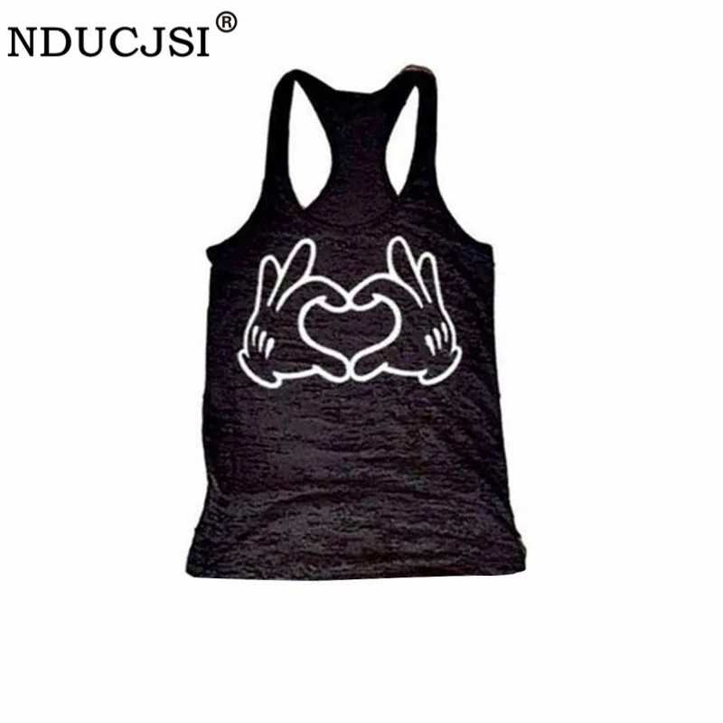 NDUCJSI Women Hands Love Print T-shirt Summer New Plus Size T Shirt Loose Tops Fashion Woman Black White Tops Fitness Tank Top
NDUCJSI Women Hands Love Print T-shirt Summer New Plus Size T Shirt Loose Tops Fashion Woman Black White Tops Fitness Tank Top