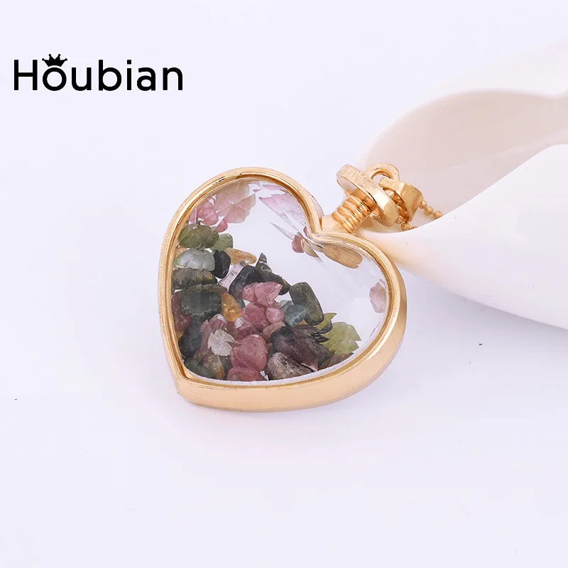 New Natural Fluorite Beads Chip Clear Glass Heart shaped Wish Box Wishing Bottle Charms Pendant Necklace Jewelry
New Natural Fluorite Beads Chip Clear Glass Heart shaped Wish Box Wishing Bottle Charms Pendant Necklace Jewelry