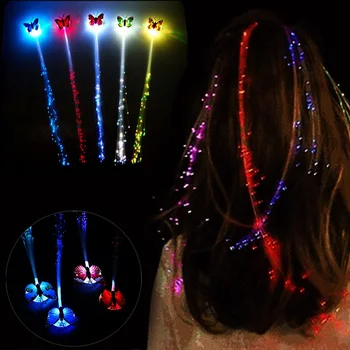 Fun LED Wigs Glowing Flash Ligth Hair Braid Clip Hairpin Children Kid Christmas Birthday Toy Gift Hair Ornament
Fun LED Wigs Glowing Flash Ligth Hair Braid Clip Hairpin Children Kid Christmas Birthday Toy Gift Hair Ornament